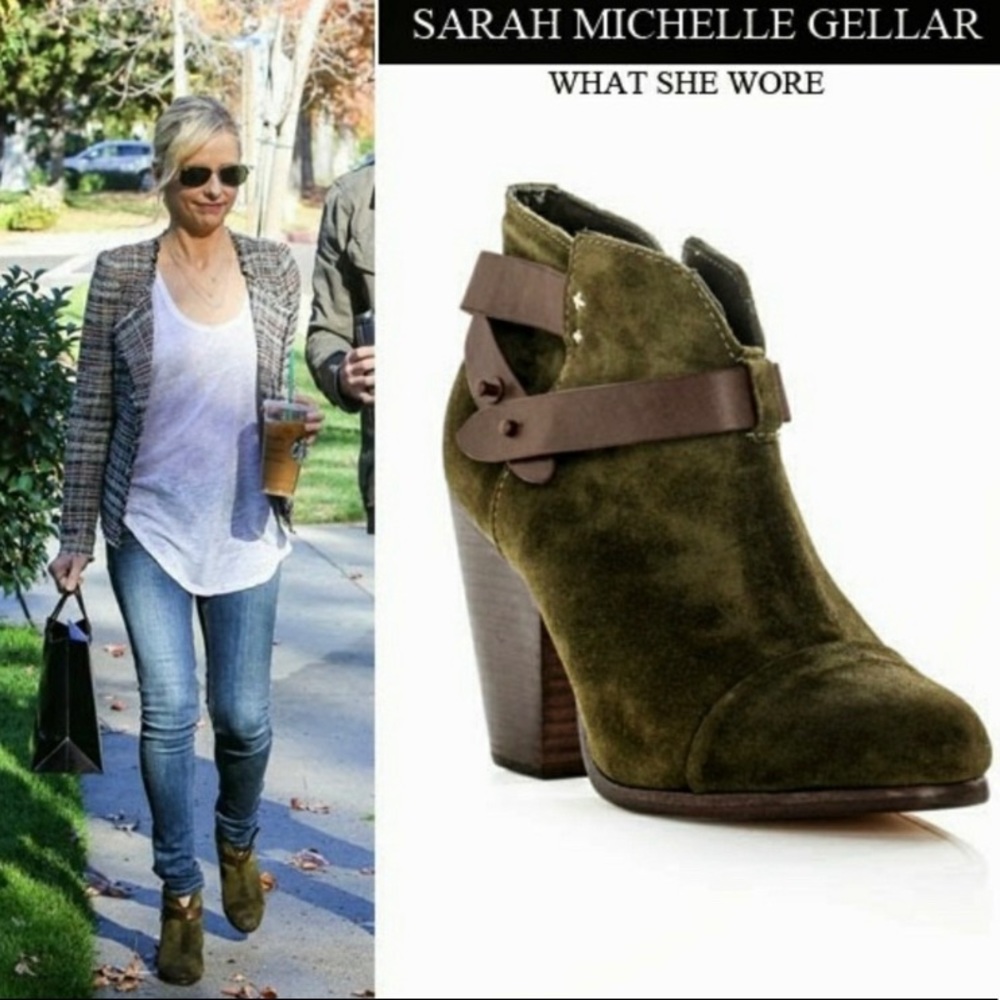 Rag & Bone Harrow Booties, Size 38.5